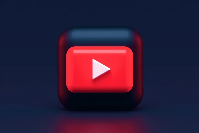 Bouton de lecture vidéo en 3D